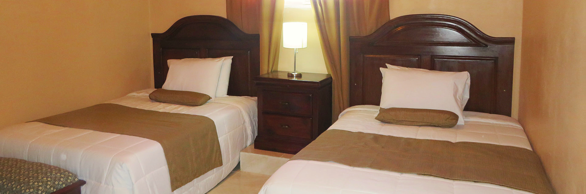 bedroom with two beds