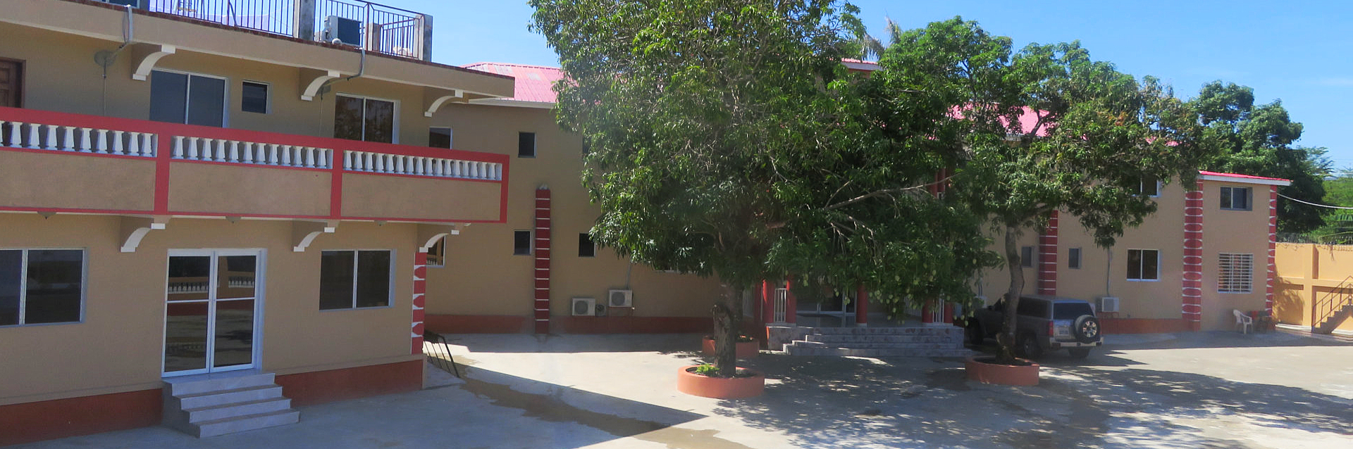 outside view of the rooms