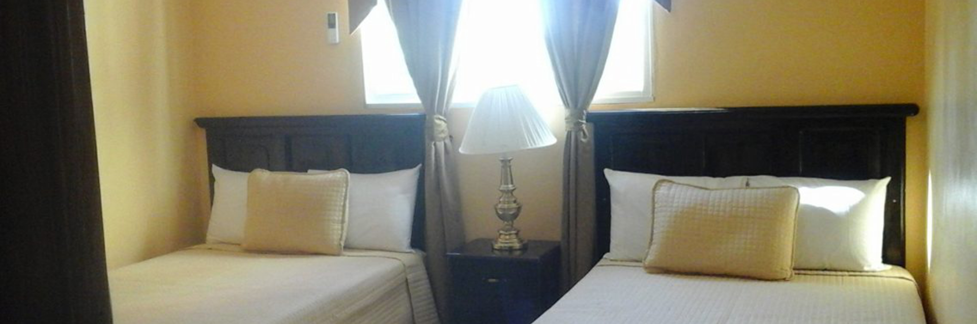 bedroom with two beds