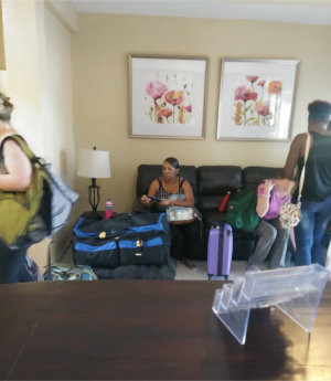 clients in the resort